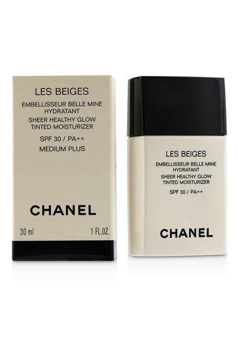 chanel les beiges sheer healthy glow moisturizing tint swatches|chanel moisturizer reviews.